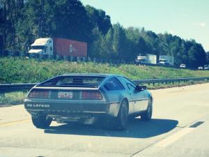 DeLorean, Back to the Future's famous car driven by Marty McFly
